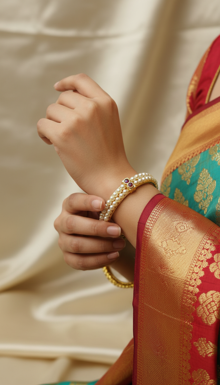 Premium Pearl Bangles